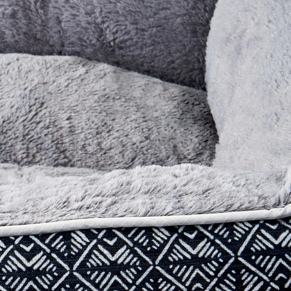 Vibrant Life Large Dog Bed, Bolster Dog Bed for Large Dogs, 36